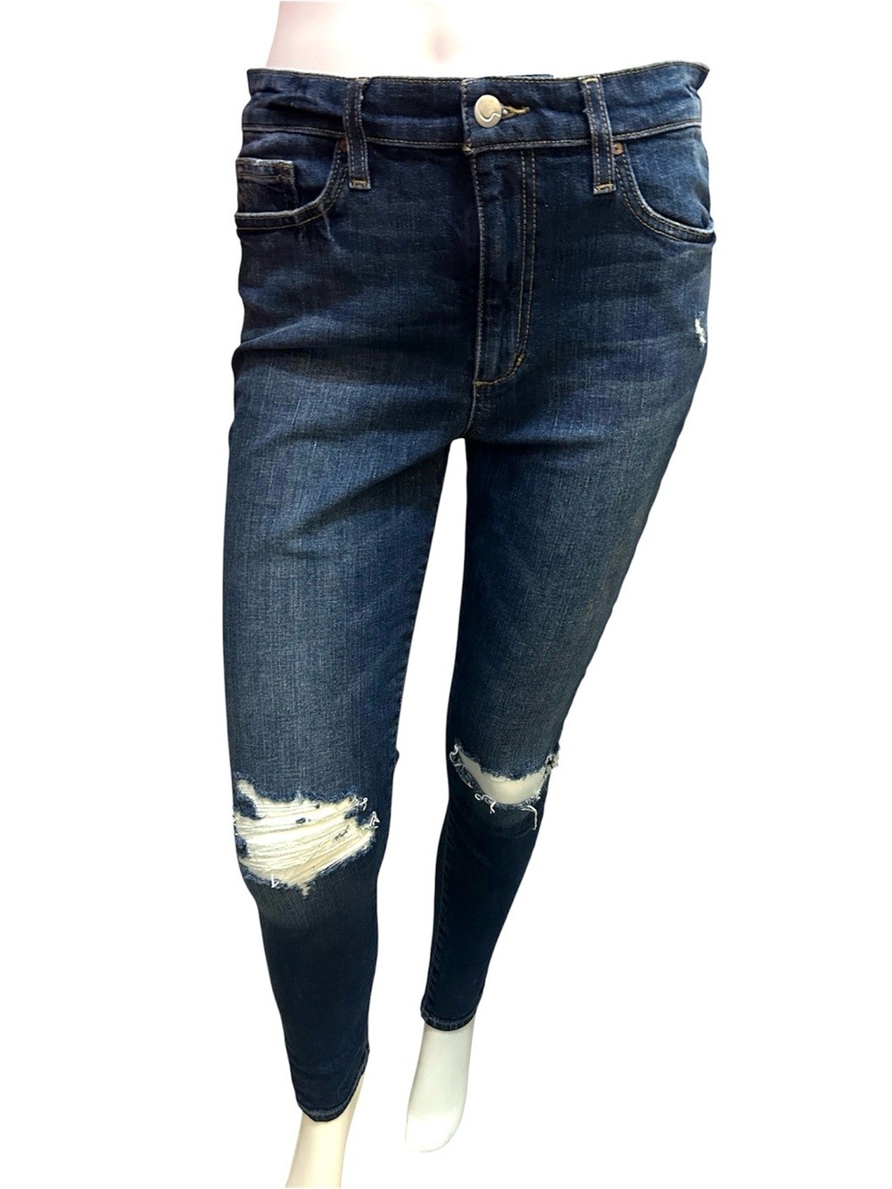 Joe’s Jeans High Rise Skinny Ankle Willowbrook Wash Distressed Jeans - Size 29